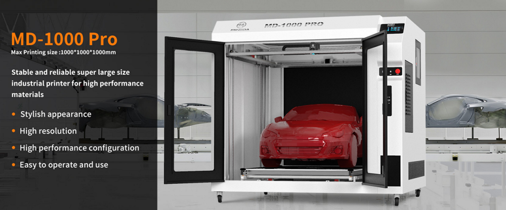 汽車行業(yè)用戶選擇開元MD-1000 Pro大型3D打印機