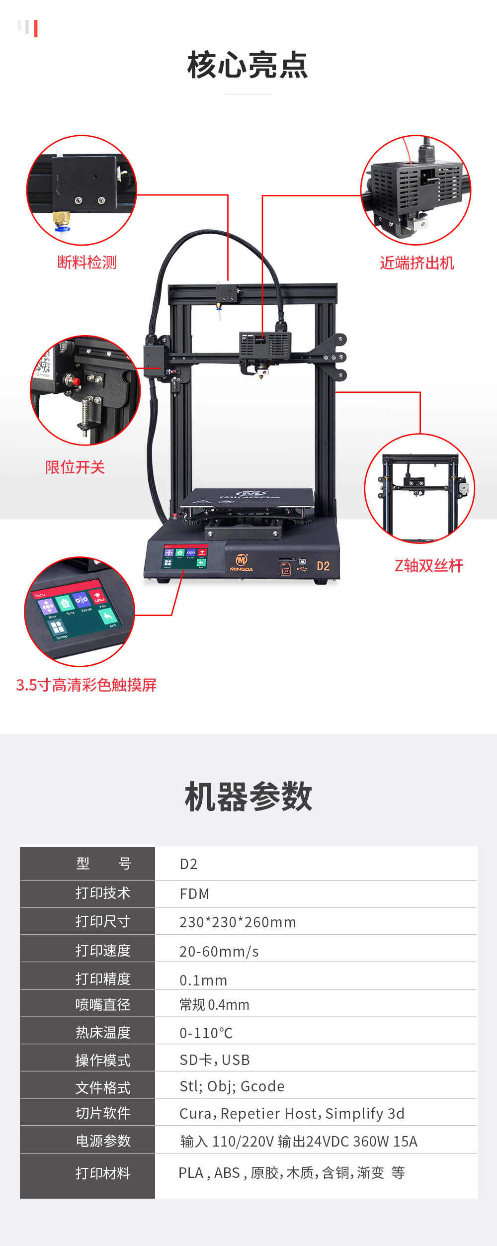 新品重磅上市| D2 性比價最高的3D打印機(jī)(圖3)